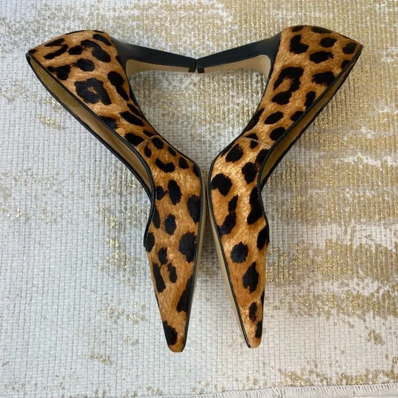 TALBOTS Leopard Print Calf Hair Heels | Size 7.5 AA - Picture 8 of 12